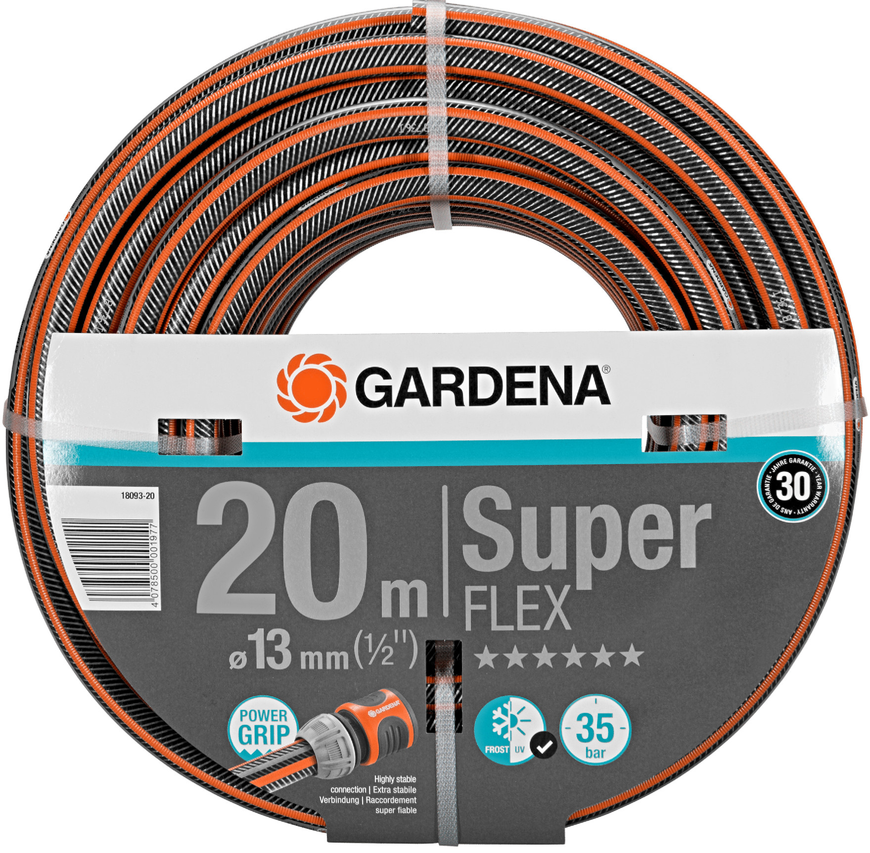 GARDENA 18093-20 20m zahradní hadice SuperFLEX Premium 1/2" (13 mm)