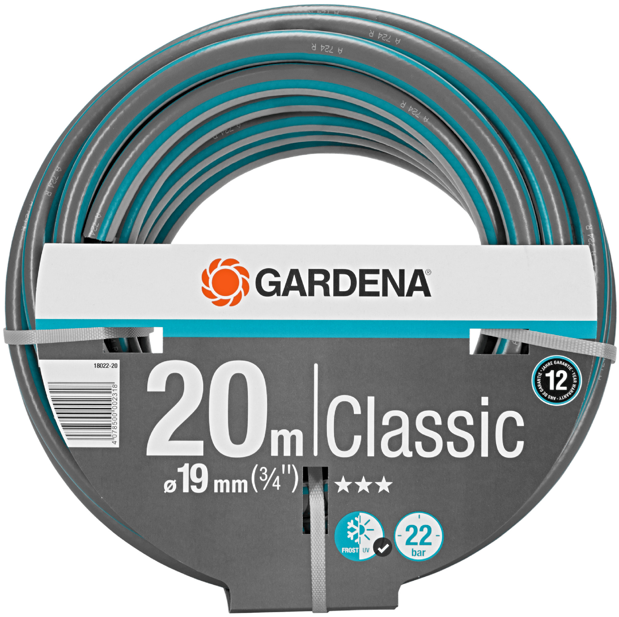 GARDENA 18022-20 zahradní hadice Classic 3/4" (19 mm) - délka 20m