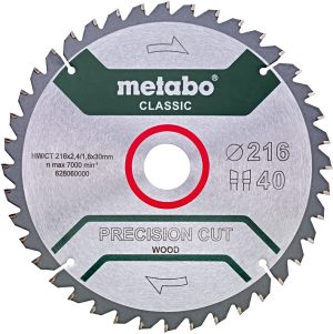 METABO Precision Cut Wood Classic 216x30mm (WZ40)