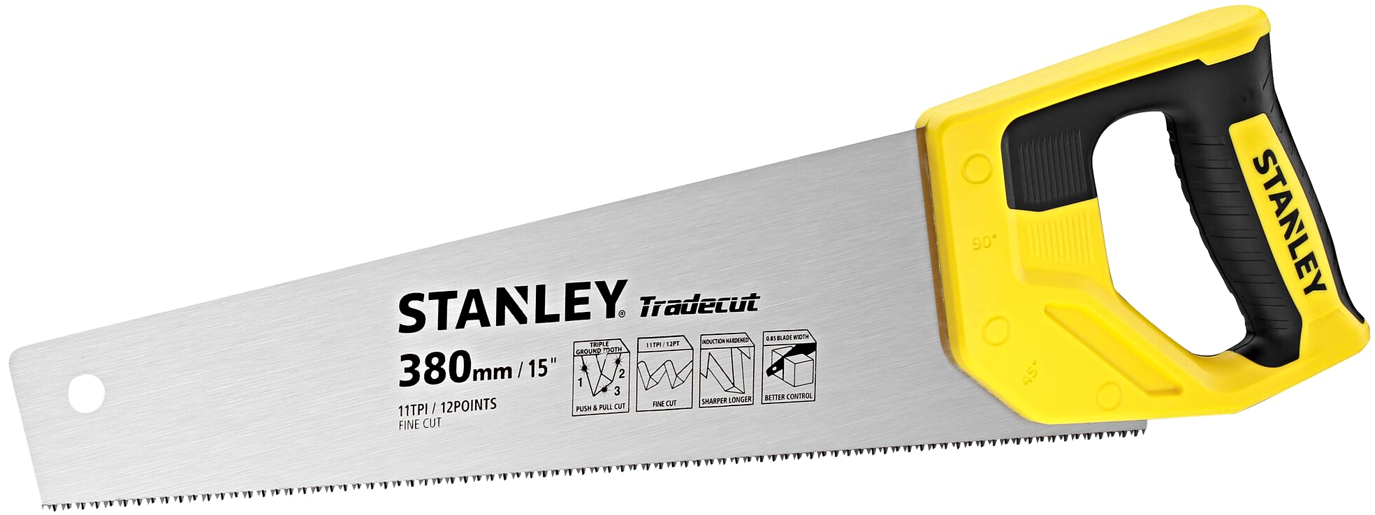 STANLEY STHT20349-1 Tradecut 3.0 ruční pila na dřevo 380mm 11 TPI