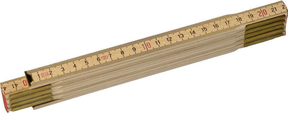 STANLEY 0-35-455 dřevěný skládací metr přírodní