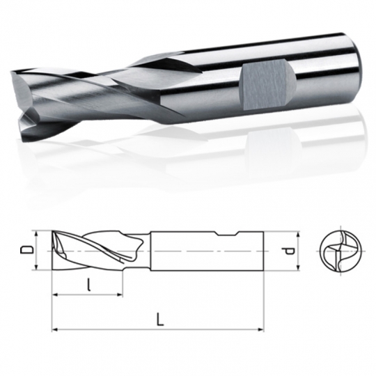 Fréza 20x22mm pro drážky per krátká