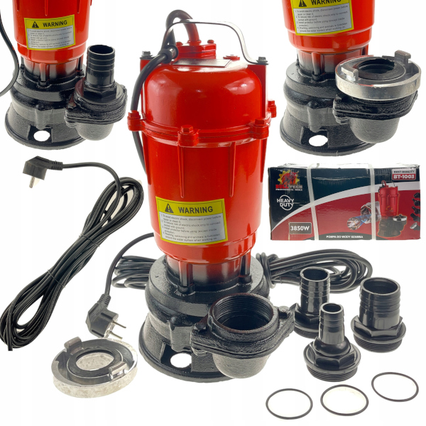 ONDRAGON  Kalové čerpadlo do septiku s plovákem 2" 3850W BT1004 BULLTECH