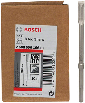 BOSCH balení plochých sekáčů SDS-max RTec Sharp Longlife (400/25 mm)