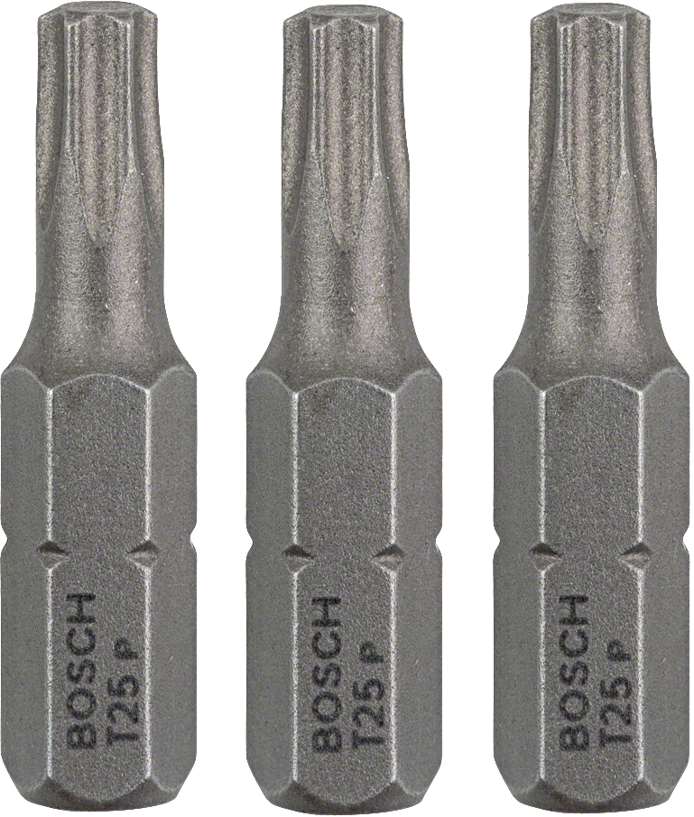 BOSCH šroubovací bit Torx Extra-Hart T25 25mm (3 ks)