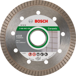 BOSCH DIA kotouč Best for Ceramic Extraclean Turbo 115mm (22.23/1.4 mm)
