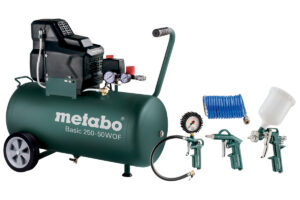 METABO Basic 250-50 W OF kompresor + sada LPZ 4