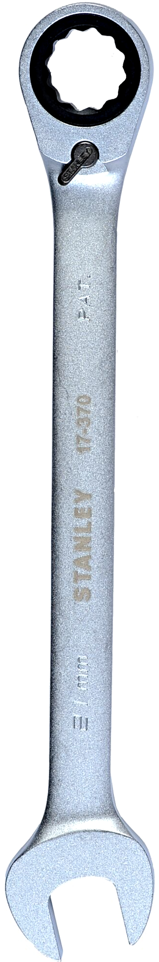 STANLEY 1-17-370 21mm ráčnový očkoplochý klíč s přepínací páčkou - 21 mm
