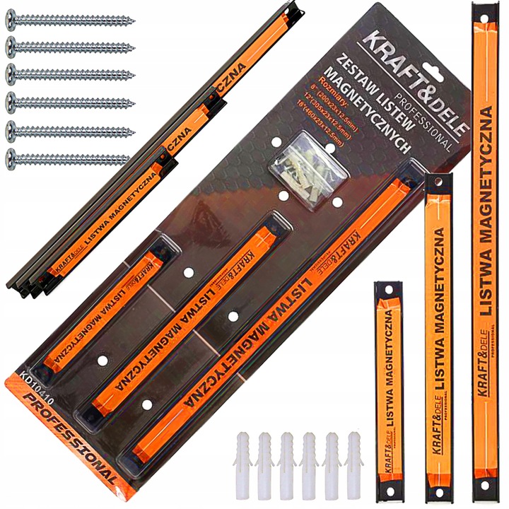 KRAFT&DELE Magnetická lišta 3ks KD10410 KD10410