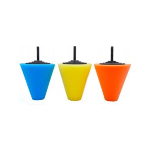 Pěnový leštící kužel 150mm sada 3ks KD1592 KRAFT&DELE