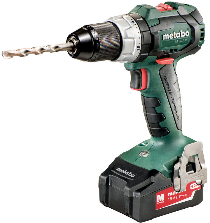 METABO BS 18 LT BL + 2x4