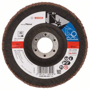 Lamelový brusný kotouč - Bosch Best for Metal Ø 125 mm - lomený Dostupné varianty: Lamelový brusný kotouč - Bosch Best for Metal Ø 125 mm