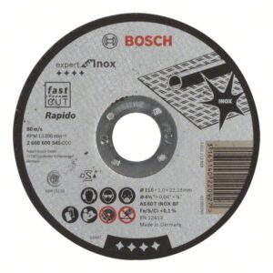 Řezný kotouč na kov Bosch Standard for Inox ø 115x1x22