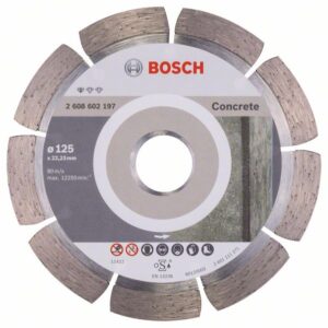 Diamantový segmentový řezný kotouč Bosch Standard for Concrete ø 125x22
