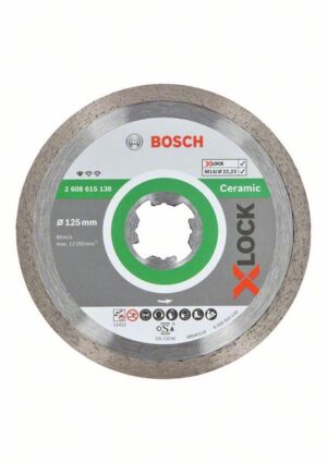 Diamantový celoobvodový řezný kotouč Bosch Standard for Ceramic X-LOCK ø 125x22