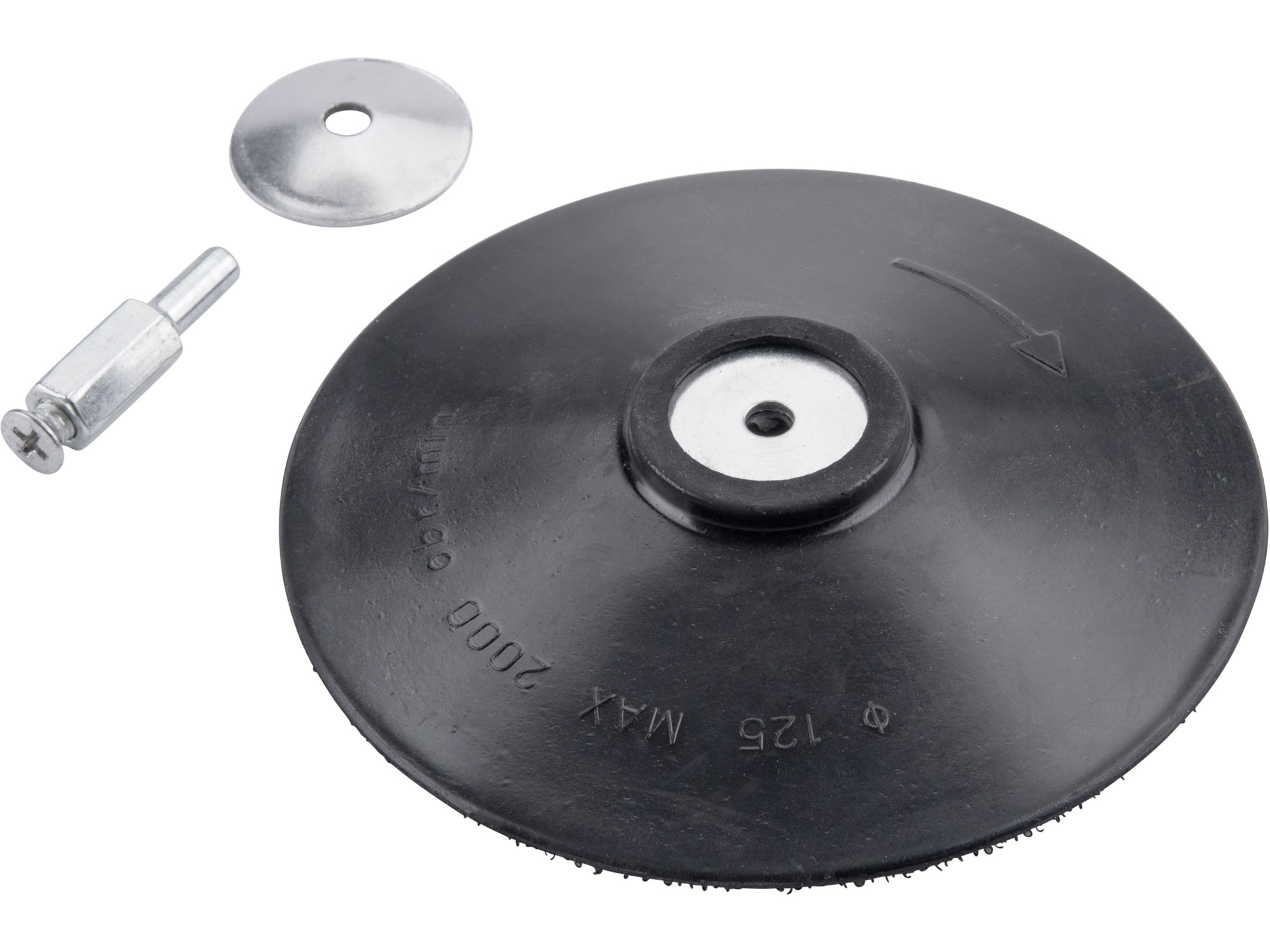 Nosič brusných výseků se stopkou - suchý zip EXTOL CRAFT ø 125 mm