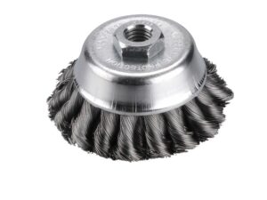 Dvouřadý hrnkový copánkový kartáč M14 EXTOL CRAFT ø 80 mm