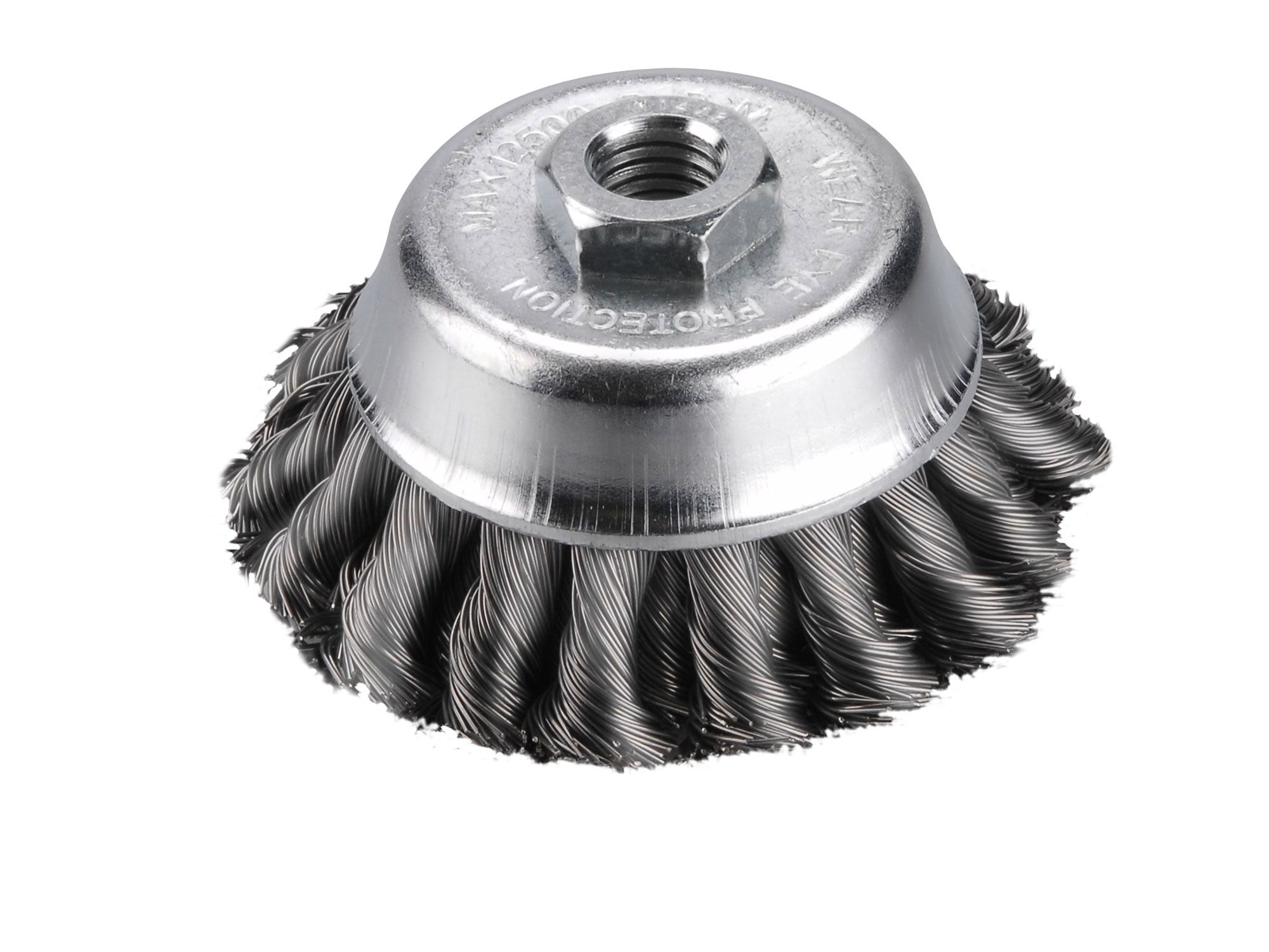 Dvouřadý hrnkový copánkový kartáč M14 EXTOL CRAFT ø 80 mm