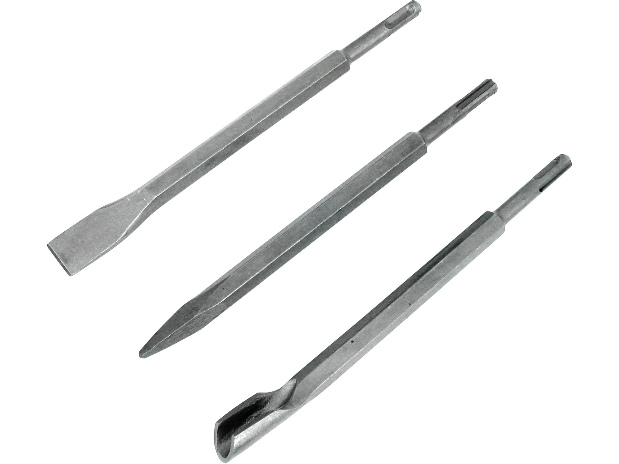 Sada sekáčů SDS plus (3ks) EXTOL CRAFT 250 mm (1xplochý