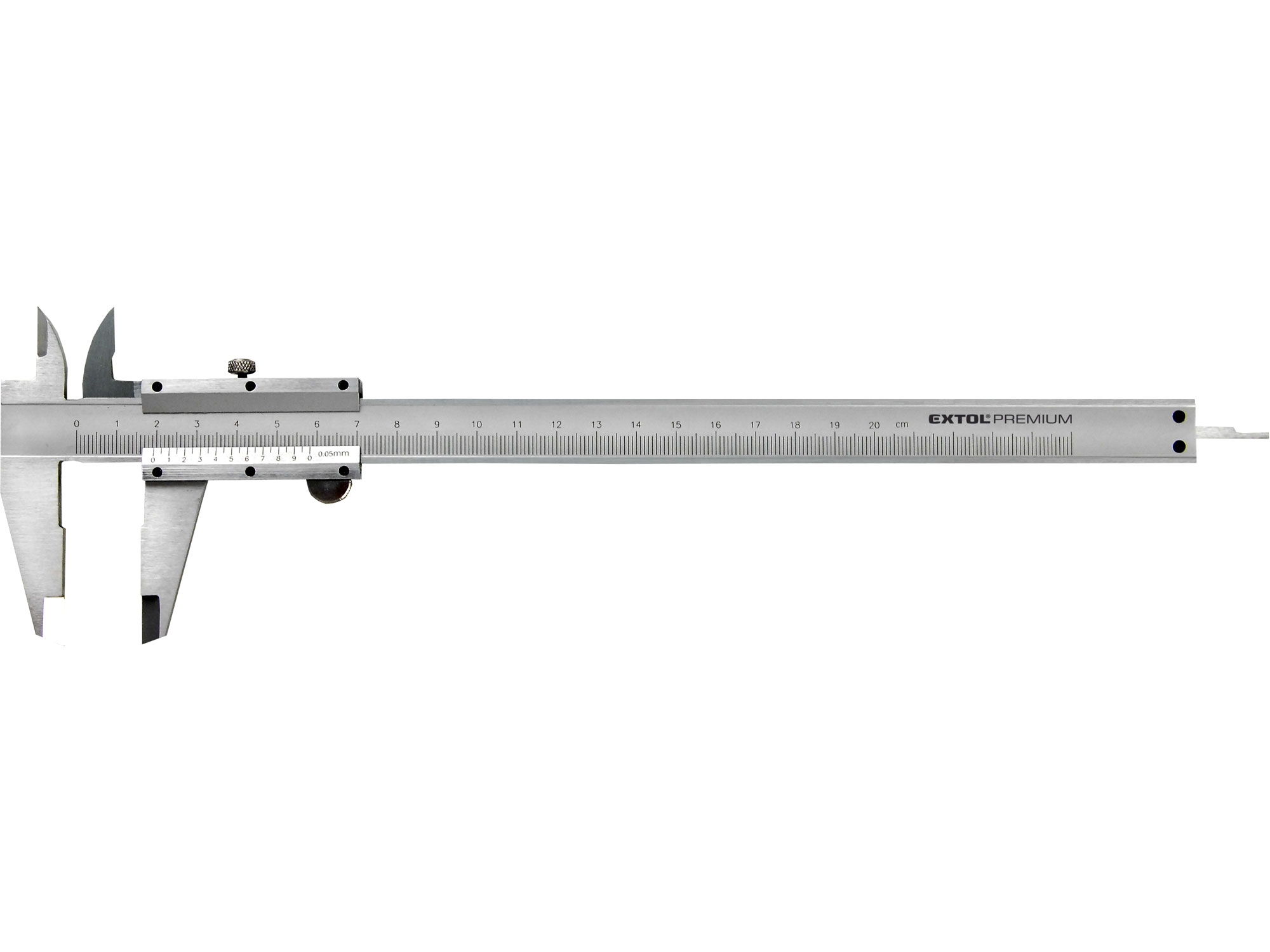 EXTOL CRAFT posuvné měřítko kovové 200mm rozlišení 0