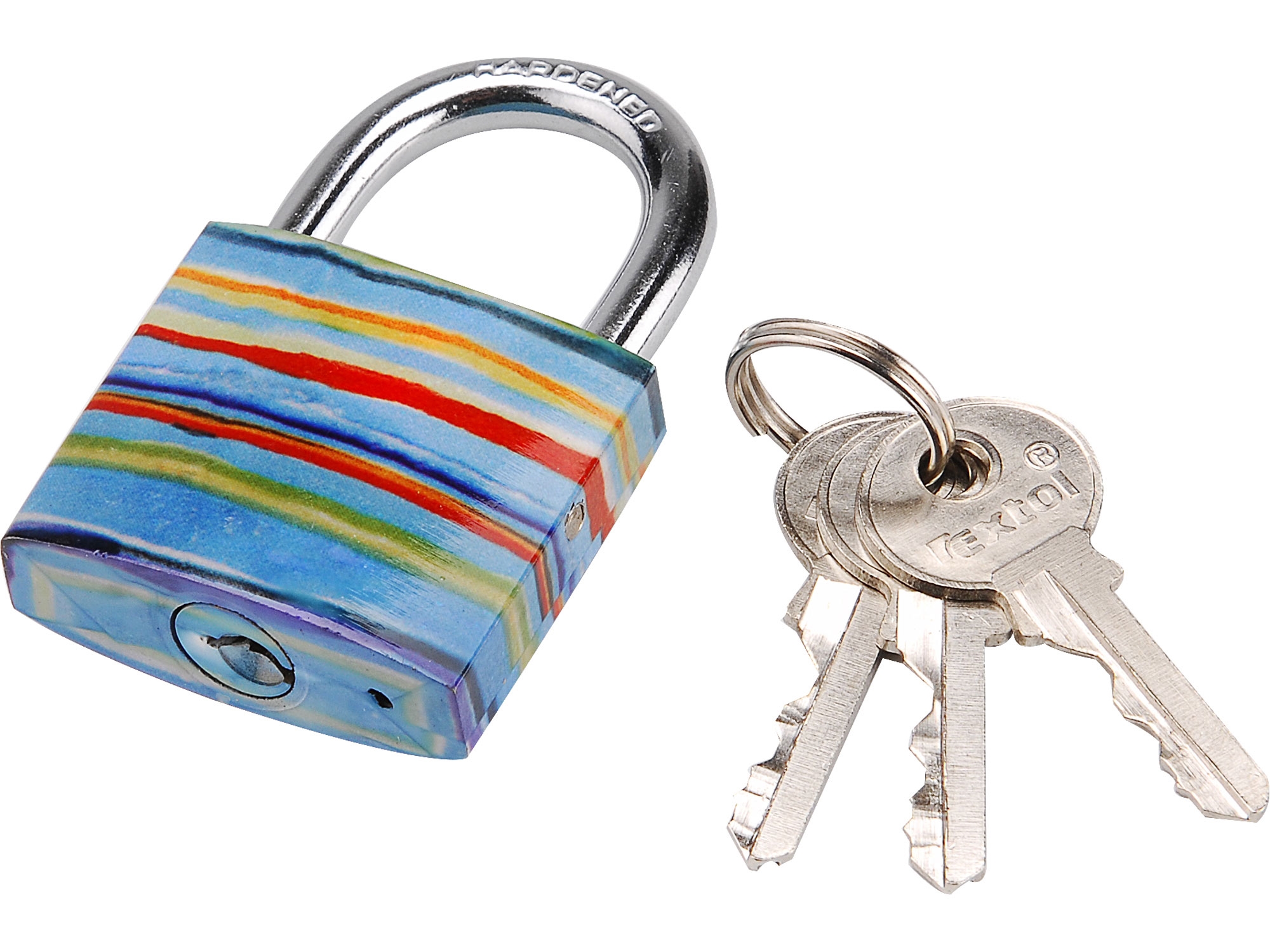 Zámek visací litinový barevný