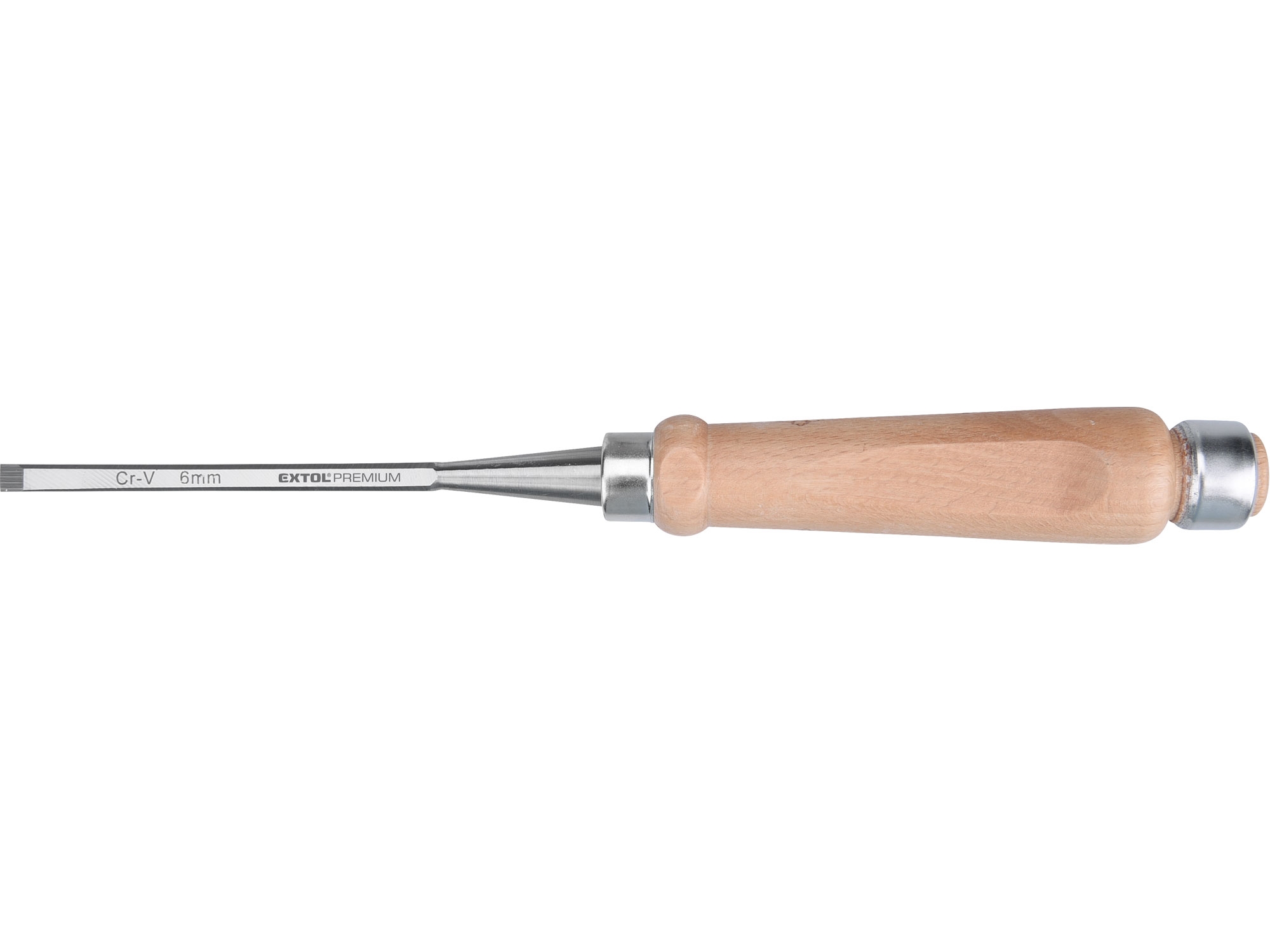 Dláto s bukovou rukojetí EXTOL PREMIUM Dostupné varianty: Dláto s bukovou rukojetí ø 6 mm/275 mm EXTOL PREMIUM