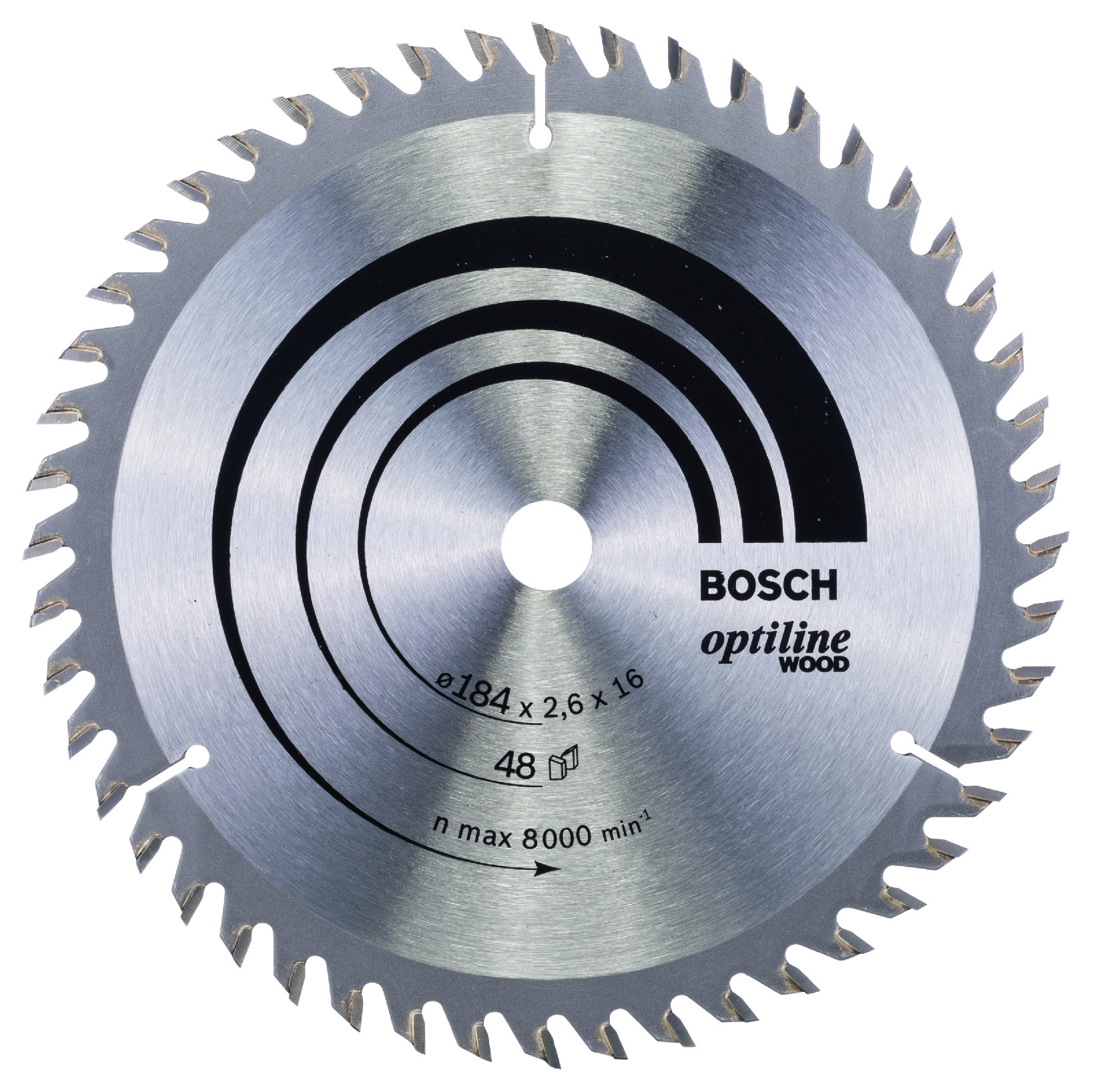 BOSCH Pilový kotouč Optiline Wood 184 x 16 x 2