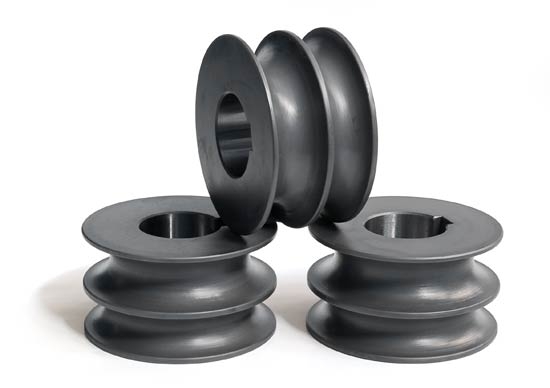 BOW Kladky pro ocel. trubky Ø G1/2“ / G3/4“