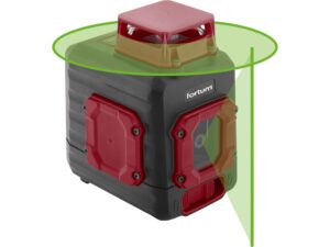 Křížový samonivelační laser (zelený paprsek) FORTUM 4780209