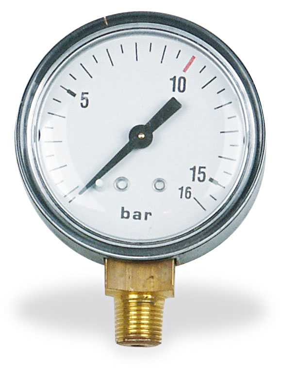 Aircraft® Manometr Ø 50 mm - 1/8" (boční vývod)