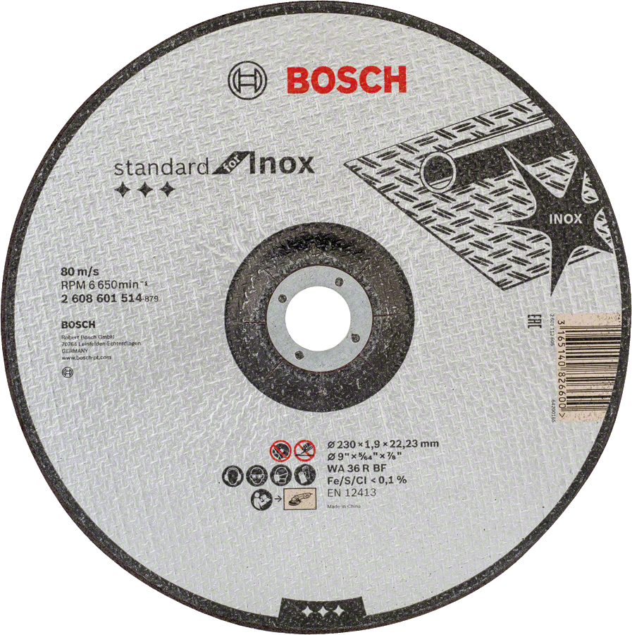 Řezný kotouč na kov Bosch Standard for Inox ø 230x1