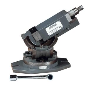 Optimum 3354178 trojosý otočný svěrák MV3-125