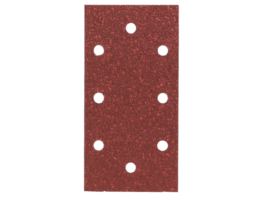 1x Brusný papír na suchý zip Bosch 93x185 mm 8děr Dostupné varianty: 1x Brusný papír na suchý zip - Bosch 93x185 8děr/hrubost 40