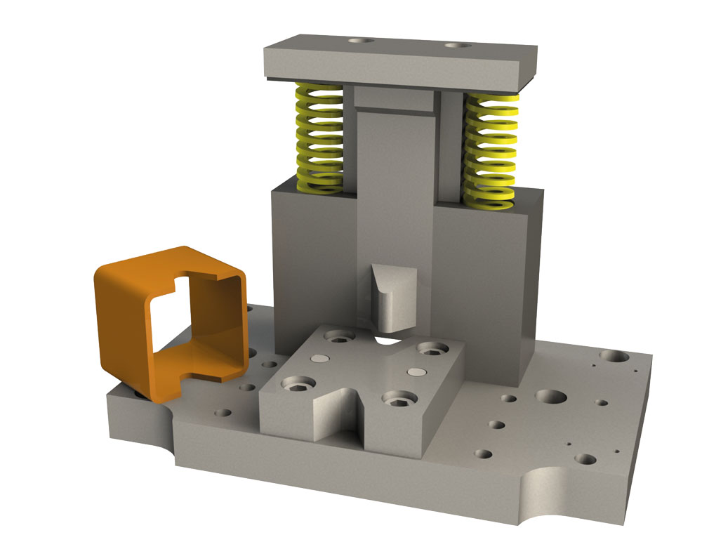 Metallkraft® Klínový děrovací nástroj pro PM