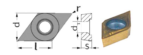 OPTIMUM Břitové destičky DCMT11T304