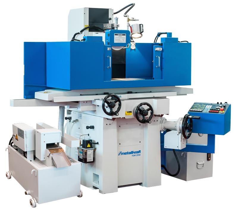 Bruska na plocho Metallkraft® FSM 2550 - sestava s magnetickým separátorem