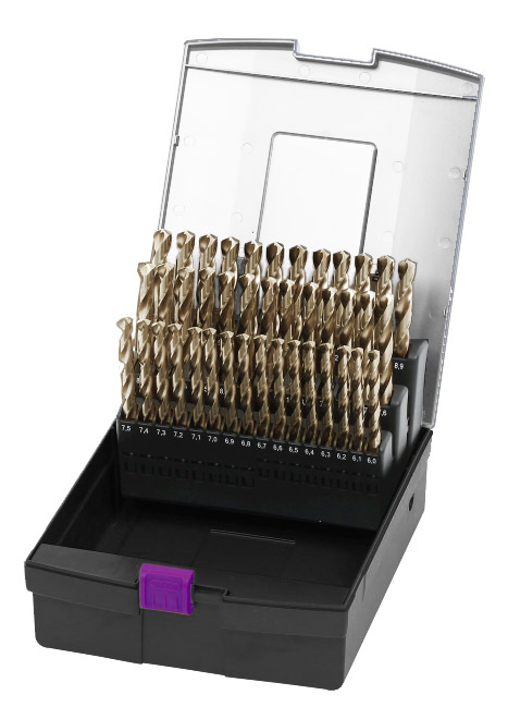 OPTIMUM Sada vrtáků do kovu HSS-Co OPTIMUM® ø 6-10 mm (41ks)