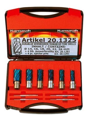 Karnasch® Sada jádrových vrtáků Karnasch BLUE-LINE 30