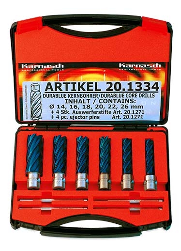 Karnasch® Sada jádrových vrtáků Karnasch BLUE-LINE PRO 55