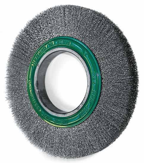 Metallkraft® Drátěný kotouč vlnitý na nerez 250 x 30