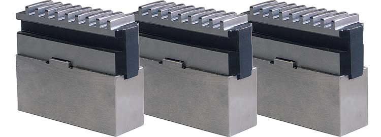 Měkké čelisti pro 3-čelisťové sklíčidlo OPTIMUM Ø 250 mm Camlock D1-6