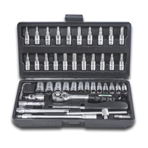 HONITON Sada hlavic 1/4" 46dílů