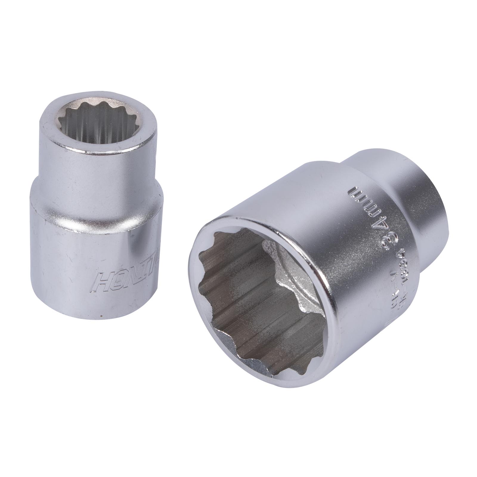 Hlavice dvanáctihranná CRV 3/4" 19mm Dostupné varianty: Dvanáctihranná hlavice CRV 3/4" HONITON 41 mm