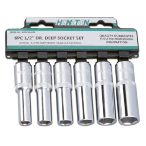 HONITON Sada 1/2" hlavic prodloužené 10-19mm 6dílů