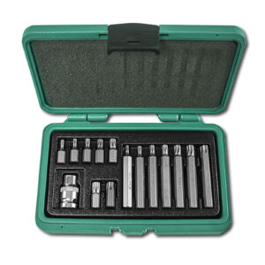 Sada 1/2" (15ks) HONITON bitů TRX (T20-55) 30/75 mm