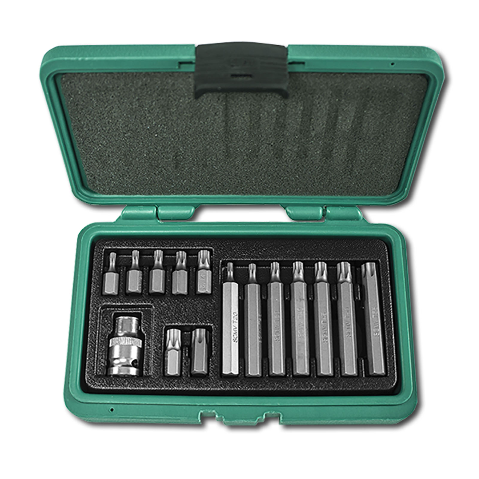 Sada 1/2" (15ks) HONITON bitů TRX (T20-55) 30/75 mm