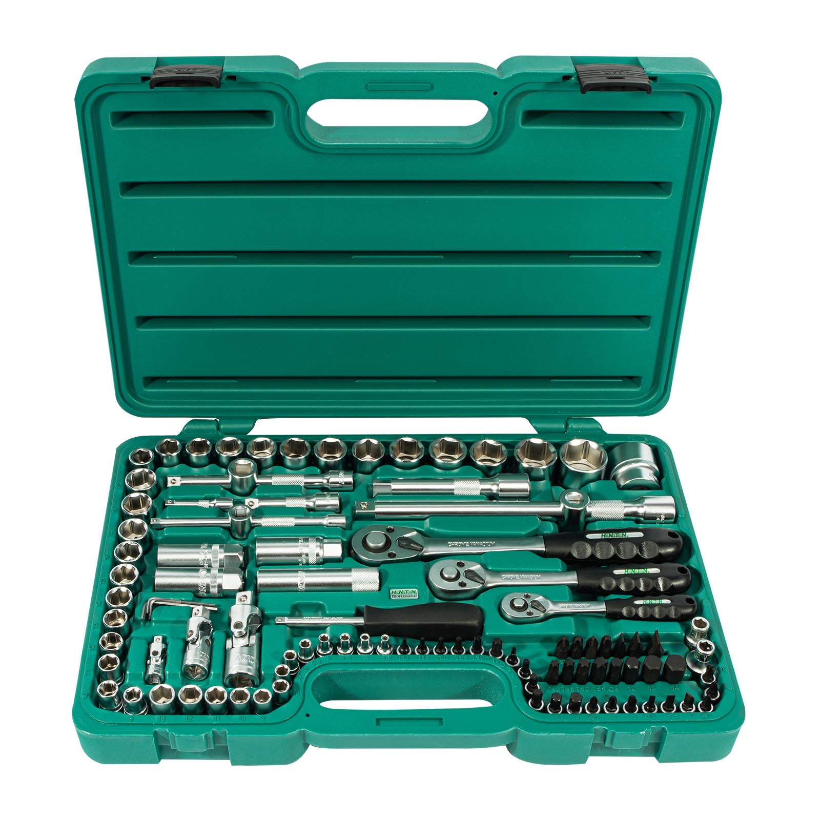 HONITON Sada hlavic 1/4"-3/8"-1/2" 99 dílů