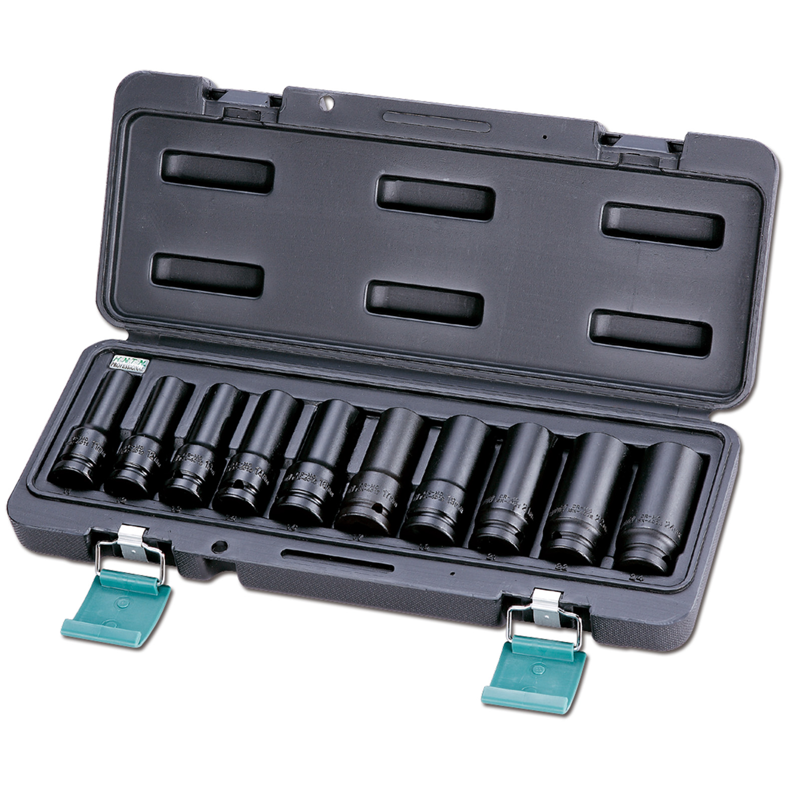 HONITON H5-40010L Sada prodloužených hlavic průmyslových 1/2" 10PCS