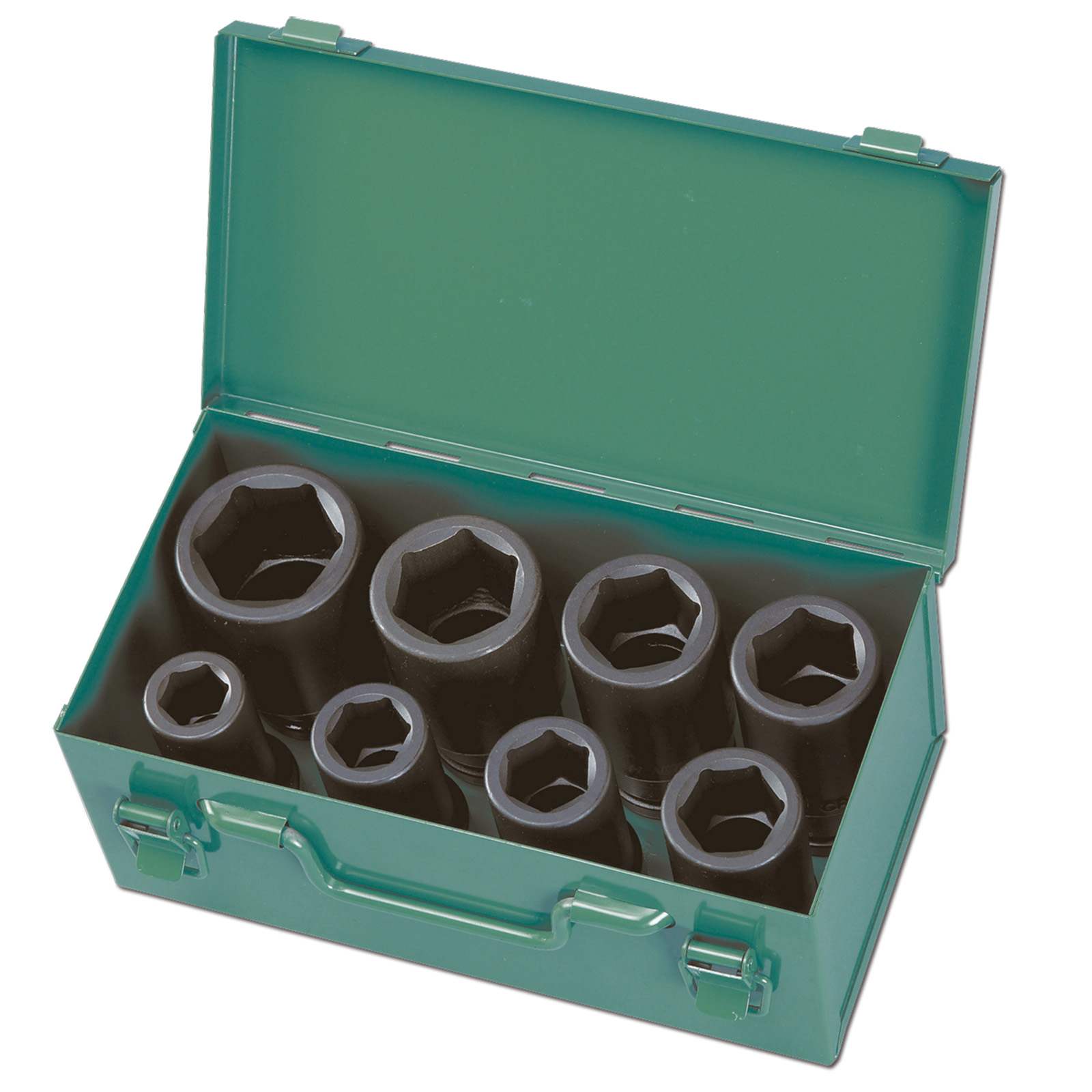 Sada průmyslových hlavic 3/4" prodl. 8dílů 19-22-24-27-30-32-36-41mm