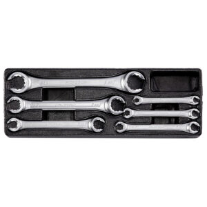 Sada klíčů na převlečné matice (6 ks) 8-27 mm HONITON